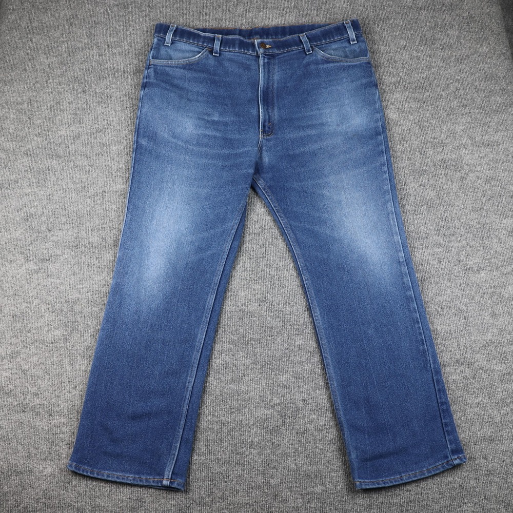 Vintage Levis Jeans Mens 42x30 Blue Denim Action Straight Leg Medium Wash 90s